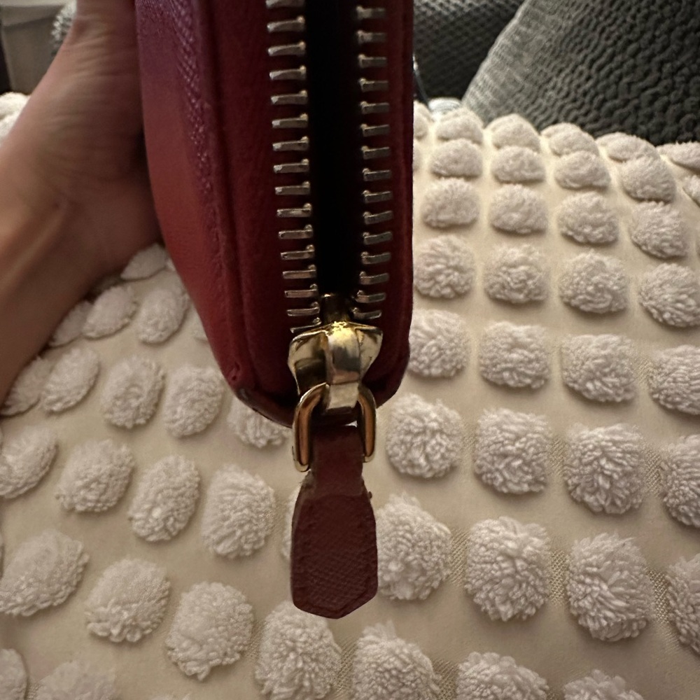 Prada Red Wallet in Saffiano Leather ❤️ - Picture 7 of 11